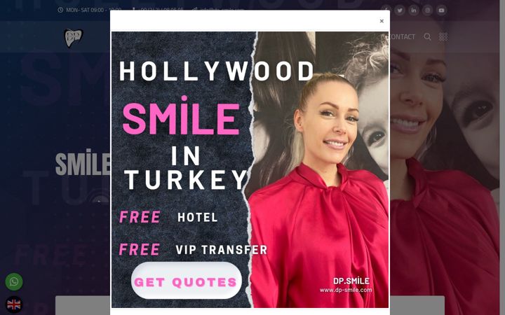 Screenshot of dp-smile.com