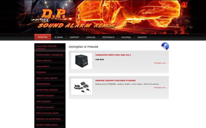Screenshot of dp-sound.hr