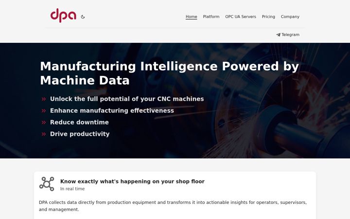 Screenshot of dpa-xt.com