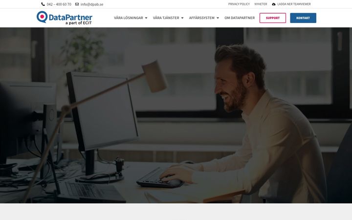 Screenshot of dpab.se