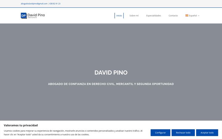 Screenshot of dpabogado.com