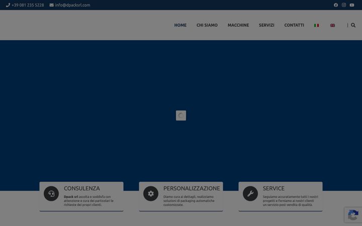 Screenshot of dpacksrl.com