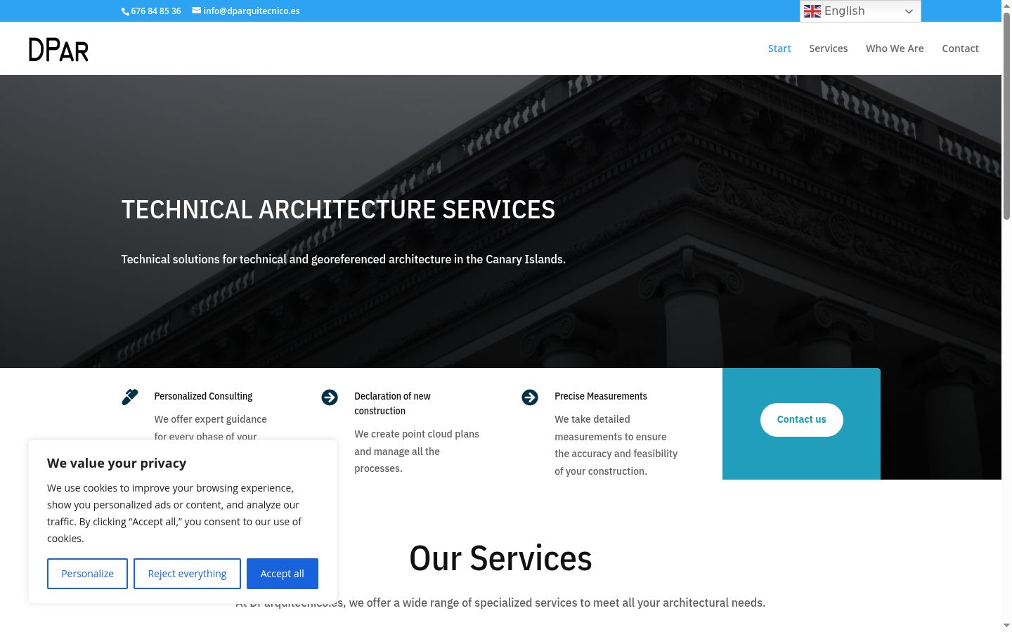 Screenshot tal-banner tal-kunsens muri qabel kwalunkwe interazzjoni