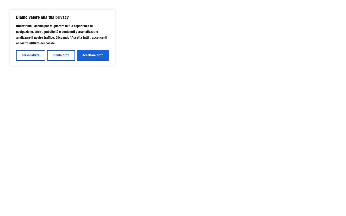 Screenshot van de toestemmingsbanner zoals getoond vóór enige interactie