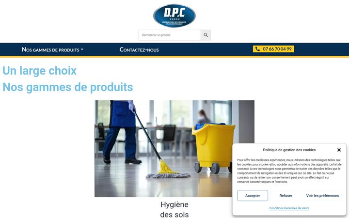 Screenshot of dpc-idf.com
