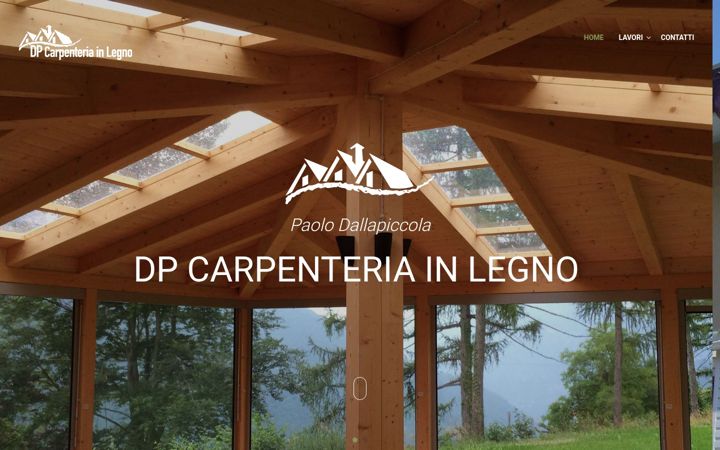 Screenshot of dpcarpenteria.it
