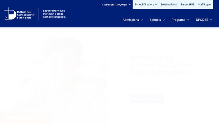Screenshot of dpcdsb.org
