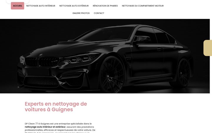 Screenshot of dpclean77.fr