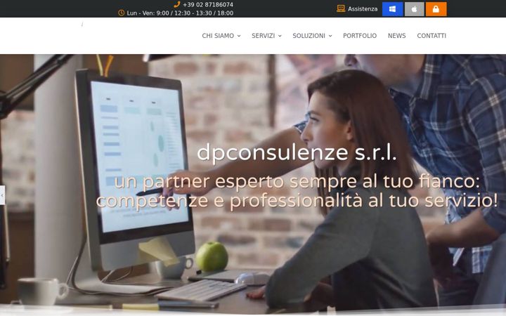 Screenshot of dpconsulenze.com
