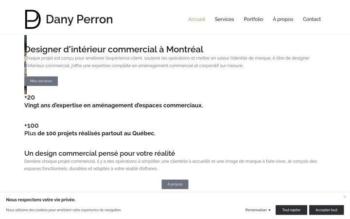 Screenshot of dpdesigner.com