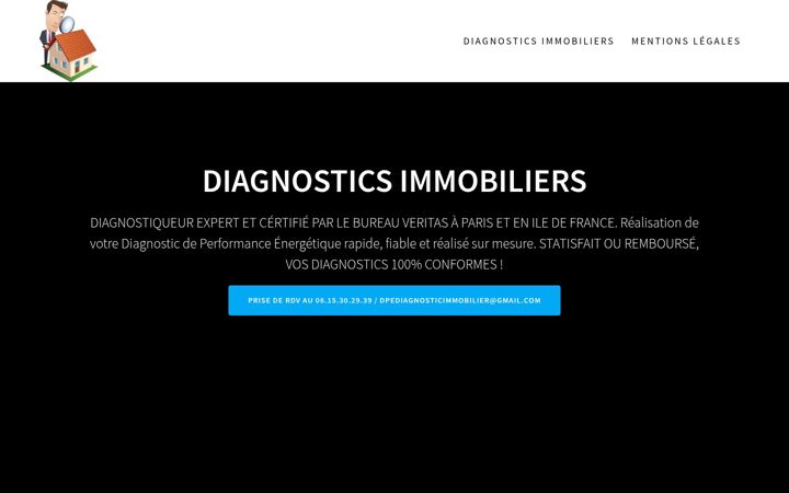 Screenshot of dpe-diagnostic-immobilier.fr