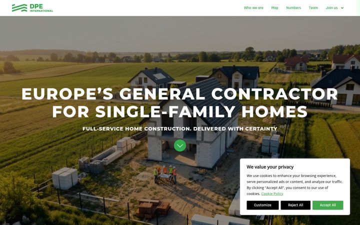 Screenshot of dpeint.com