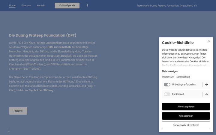 Screenshot of dpf-freunde.de