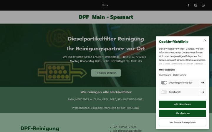 Screenshot of dpf-msp.de