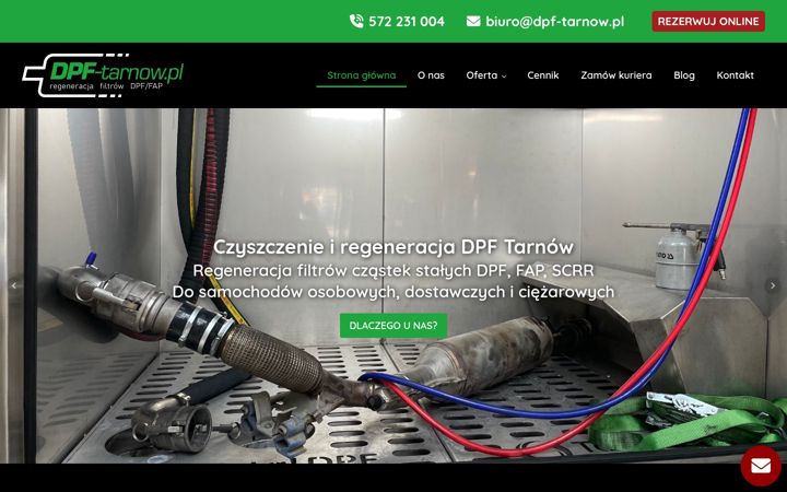 Screenshot ta' dpf-tarnow.pl