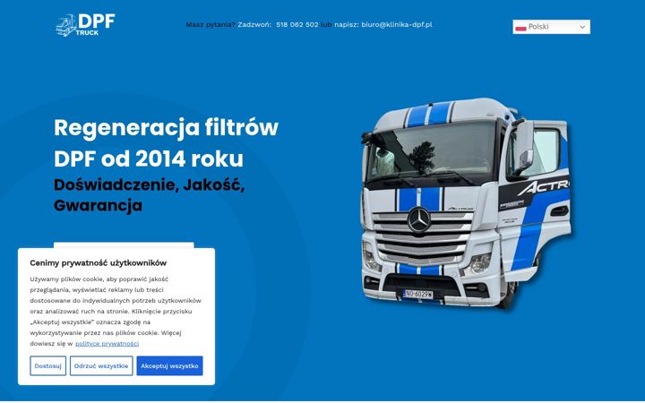 Screenshot of dpf-truck.com