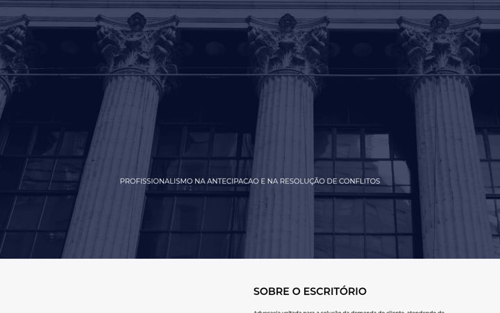 Screenshot van dpfadvogados.com.br