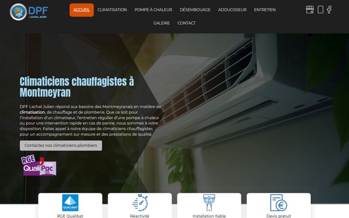 Screenshot of dpflachaljulien.fr