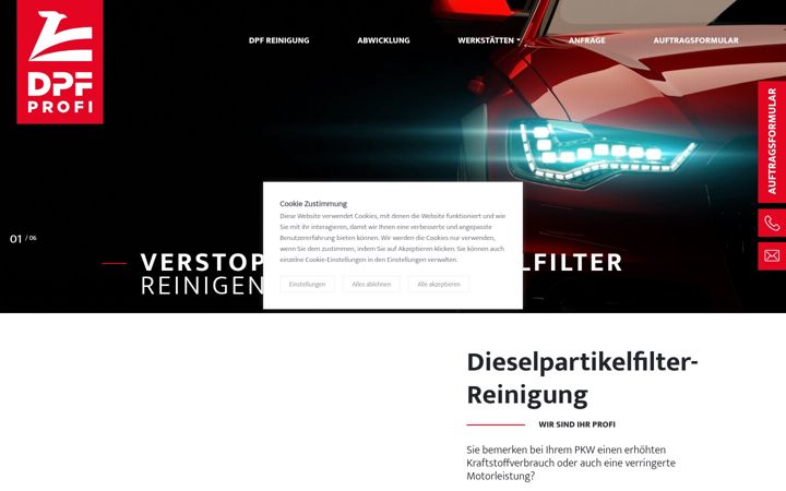 Snímek obrazovky dpfprofi-saalfelden.at