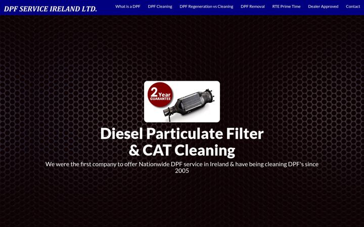 Screenshot ta' dpfservice.ie