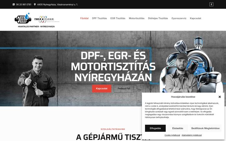 Ekrānuzņēmums no dpftisztitasnyiregyhaza.hu
