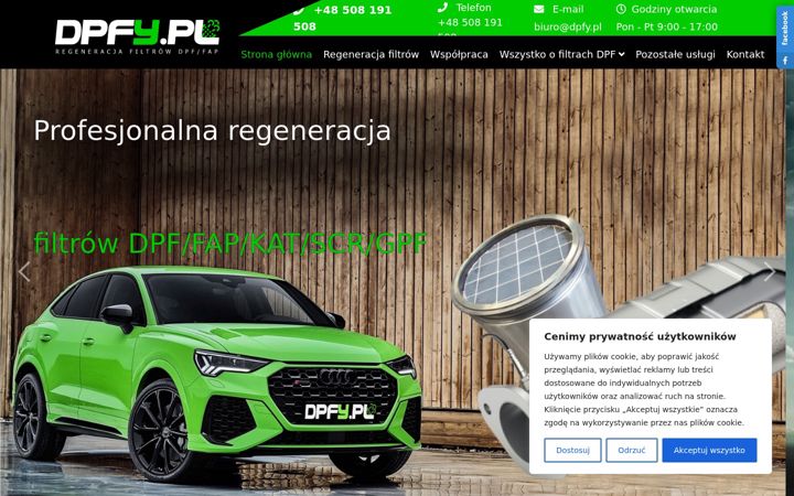 Screenshot ta' dpfy.pl
