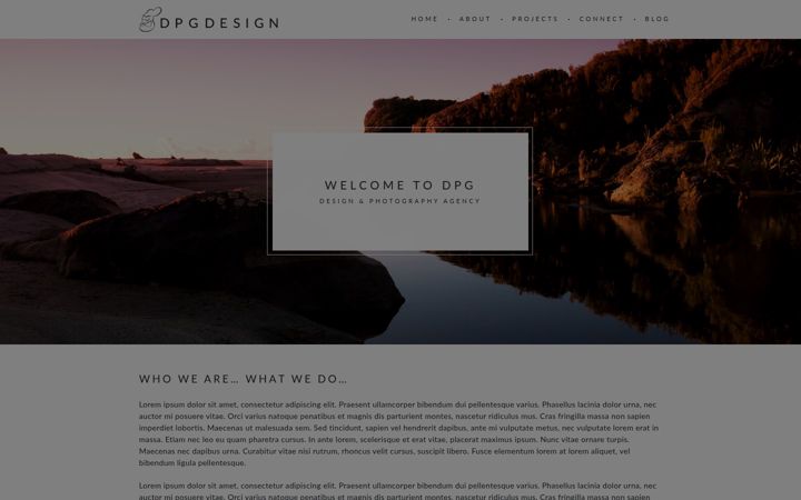 Screenshot of dpgdesign.co.uk