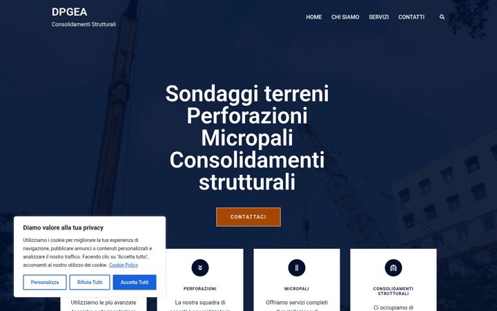 Screenshot of dpgea.it