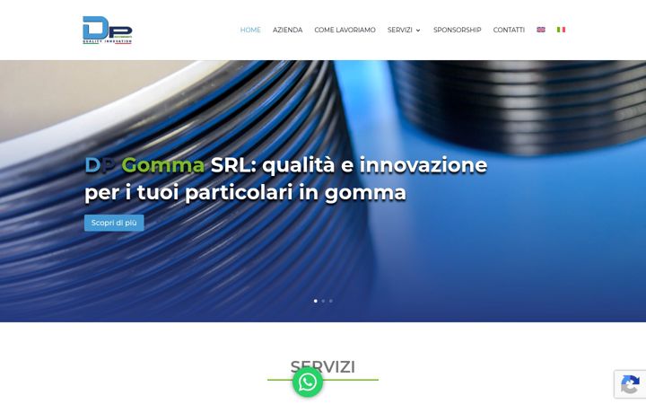 Screenshot of dpgomma.it