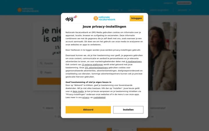 Screenshot of dpgrecruitment.nl
