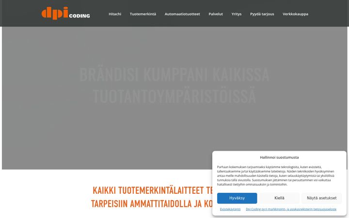 Snímek obrazovky dpicoding.fi