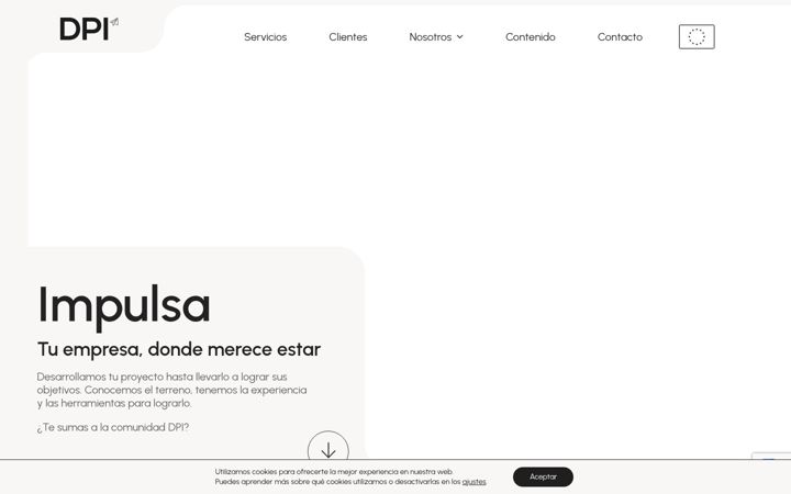 Screenshot of dpiestrategia.com