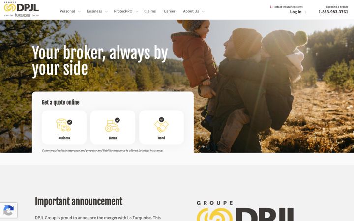 Screenshot of dpjl.com