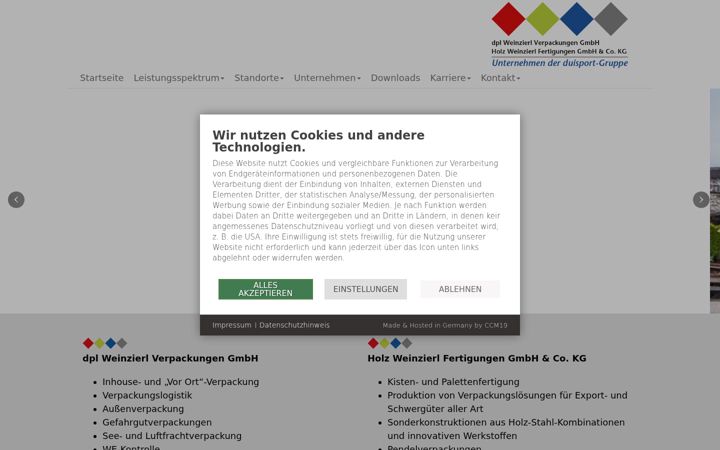 Екранна снимка на dpl-weinzierl.de