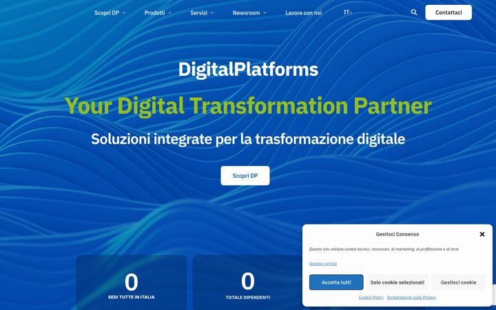 Screenshot of dplatforms.it