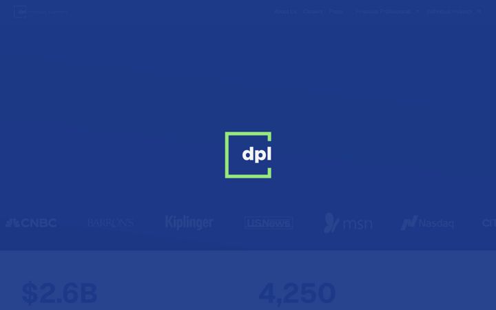 Screenshot of dplfp.com