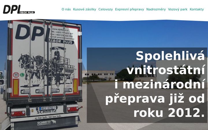 Screenshot di dpltabor.cz