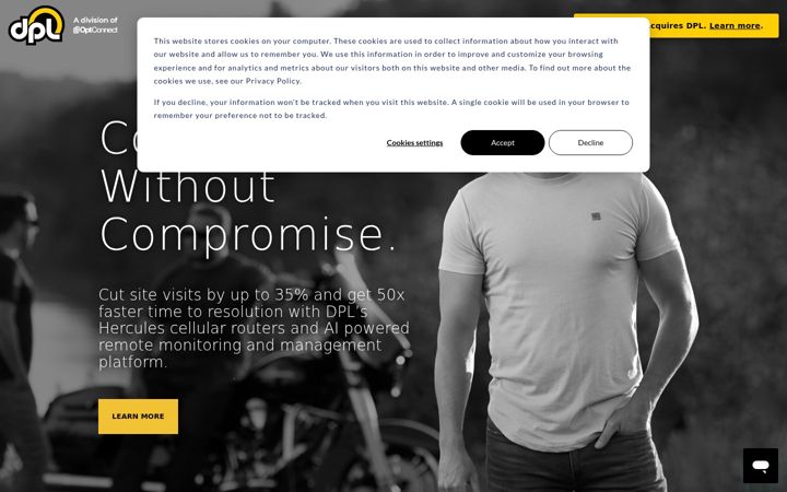 Screenshot of dplwireless.com