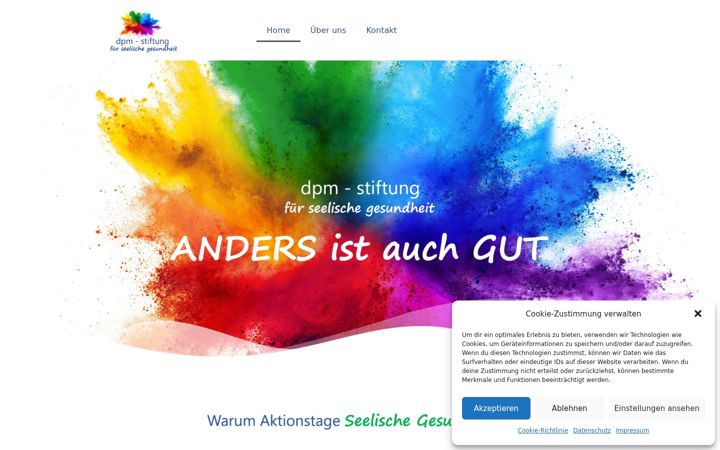 Screenshot of dpm-stiftung.de