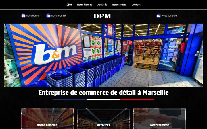 Screenshot of dpmfrance.fr