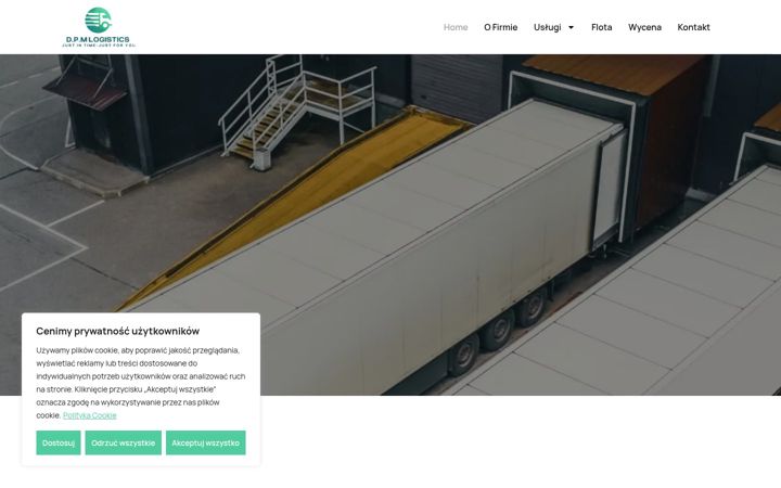 Screenshot ta' dpmlogistics.pl