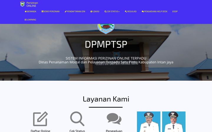 Screenshot ta' dpmptspintanjaya.com