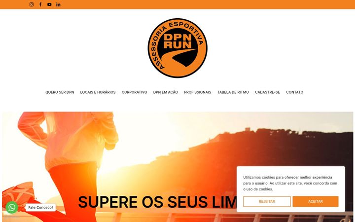 Screenshot van dpnrun.com.br