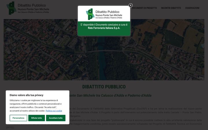 Screenshot of dpnuovopontesanmichele.it