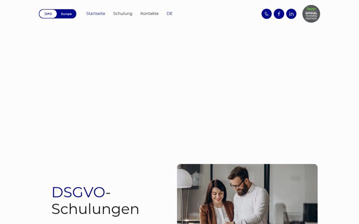 Screenshot of dpo-europe.de