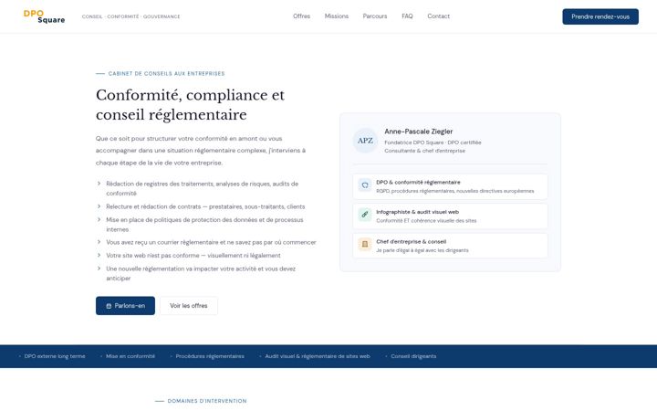 Screenshot of dpo-square.com