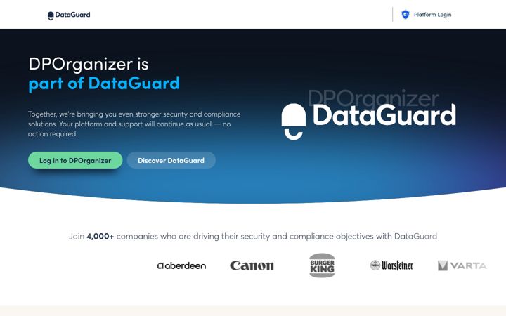 Screenshot of dporganizer.com