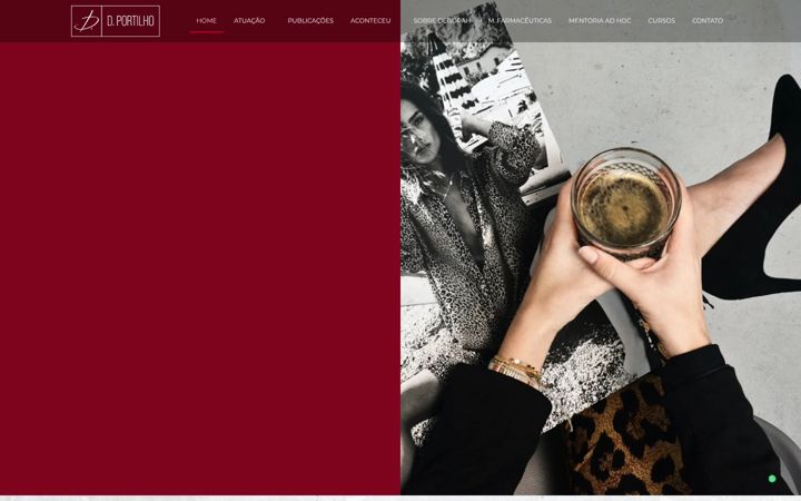 Screenshot of dportilho.com
