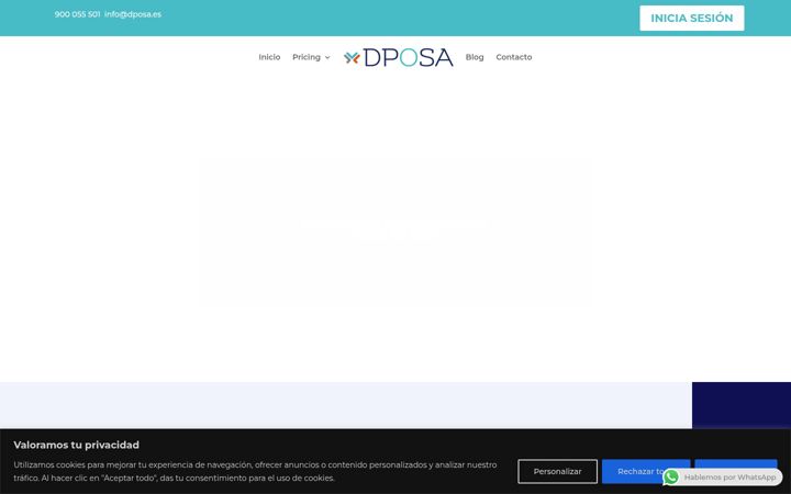 Screenshot of dposa.es