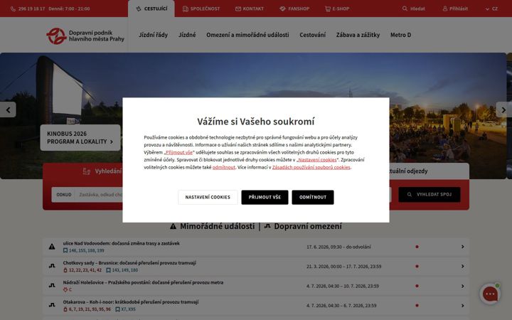 Screenshot of dpp.cz